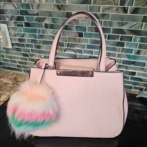 GUESS Britta Satchel Handbag Purse PINK